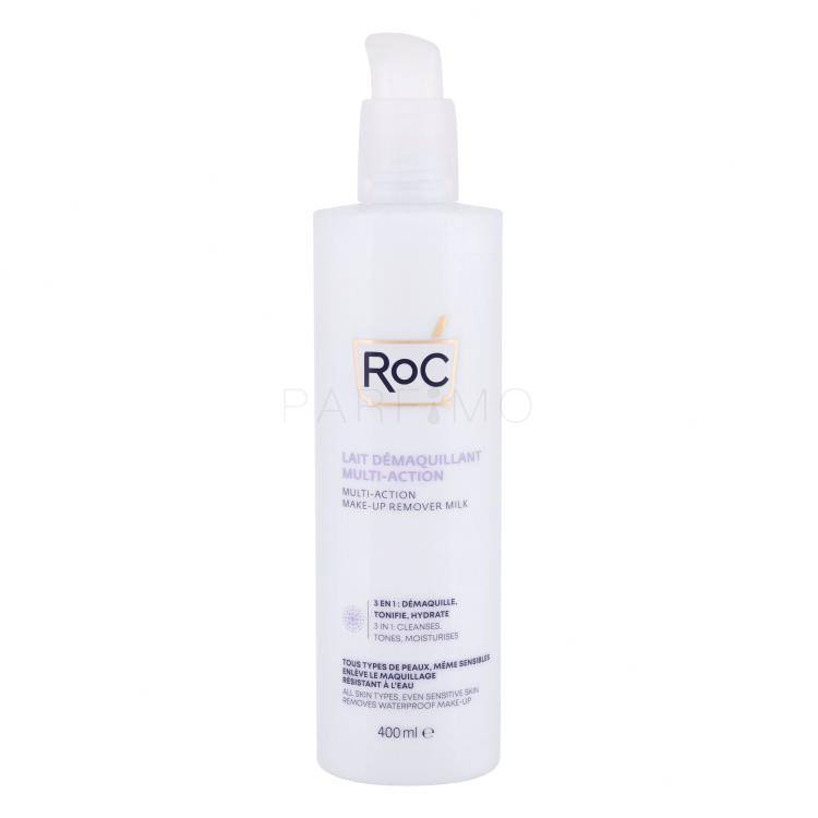 RoC Multi-Action Make-Up Remover Milk 3-In-1 Struccante viso donna 400 ml