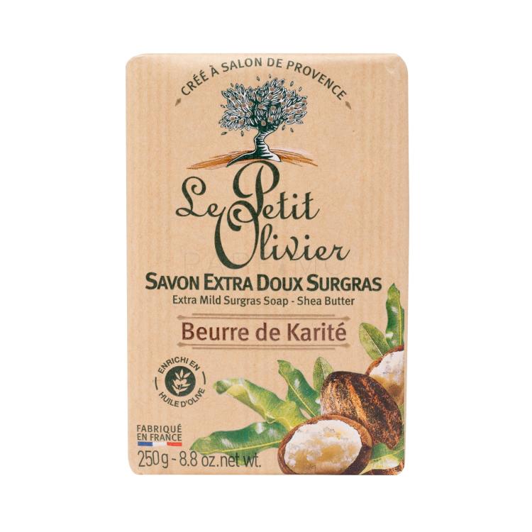 Le Petit Olivier Shea Butter Extra Mild Surgras Soap Sapone donna 250 g