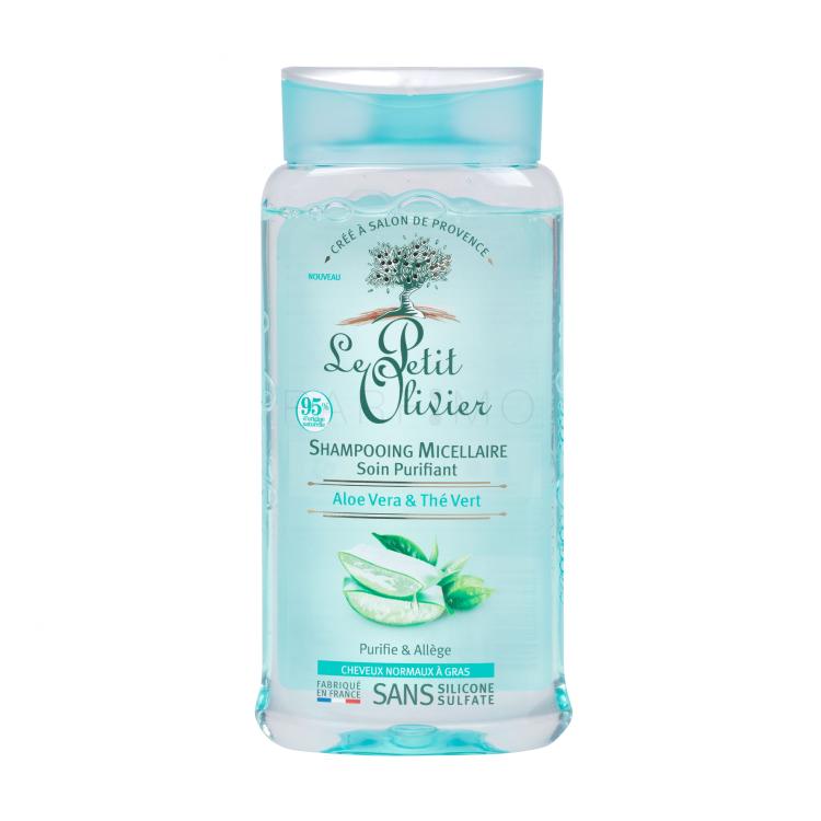 Le Petit Olivier Aloe Vera &amp; Green Tea Purifying Micellar Shampoo donna 250 ml