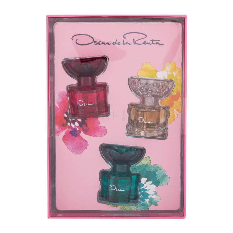 Oscar de la Renta Mini Set Pacco regalo eau de parfum Esprit D´Oscar 7,5 ml + eau de toilette Jasmine 7,5 ml + eau de toilette Rose 7,5 ml