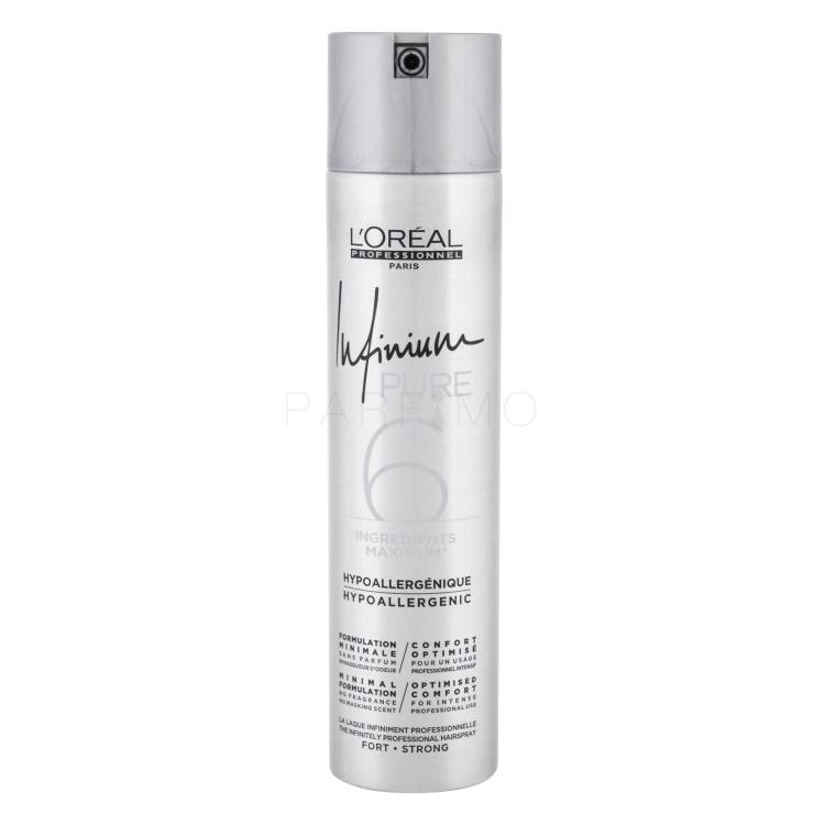 L'Oréal Professionnel Infinium Pure Strong Lacca per capelli donna 300 ml