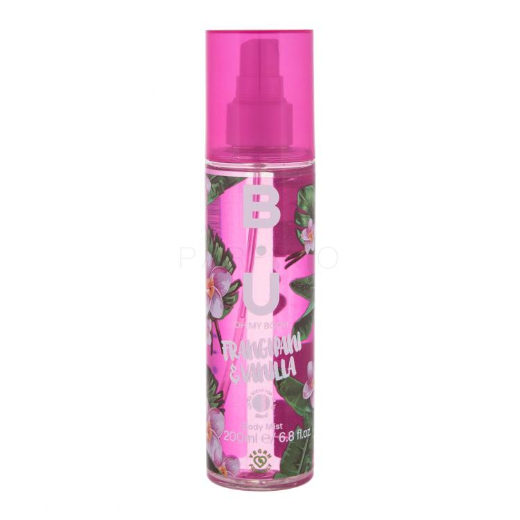 B.U. Oh My Body! Frangipani &amp; Vanilla Spray per il corpo donna 200 ml