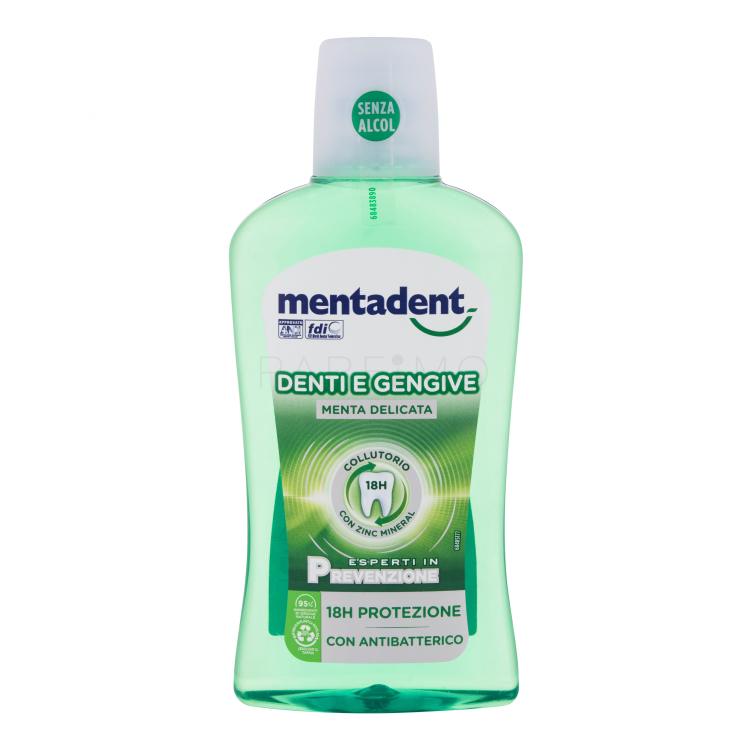Mentadent Teeth and Gums Mint Collutorio 500 ml