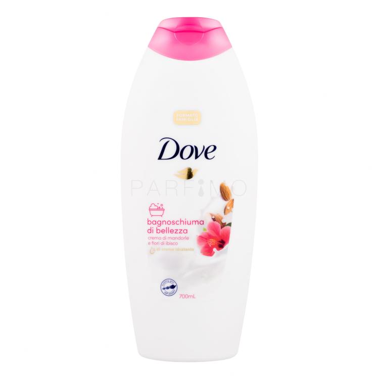 Dove Caring Bath Almond Cream With Hibiscus Bagnoschiuma donna 700 ml