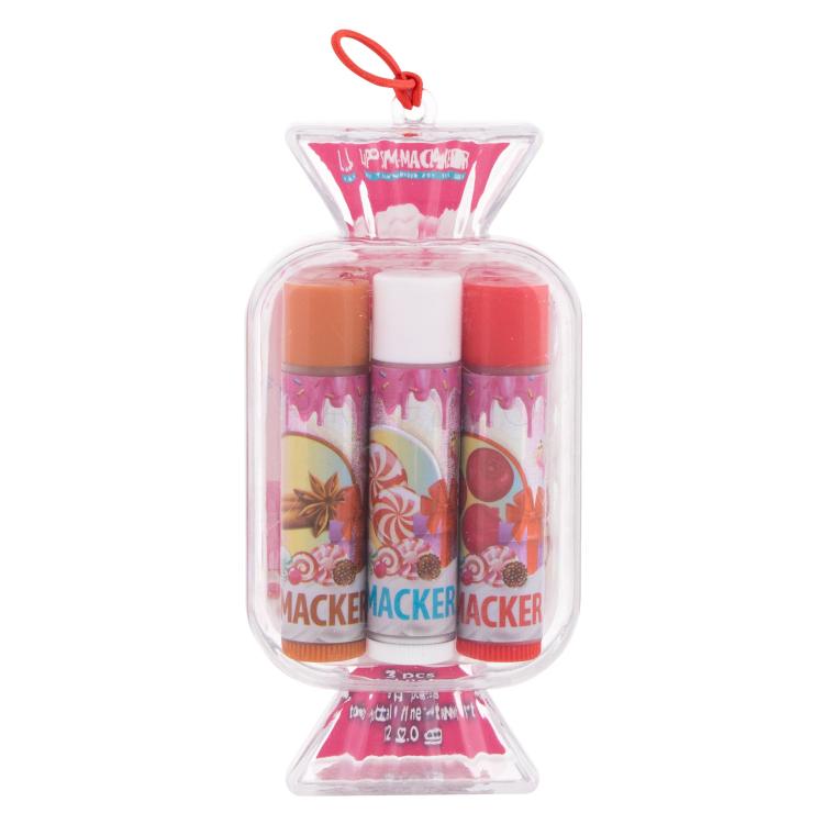 Lip Smacker Candy Snowflake Cinnamon Pacco regalo balsamo per labbra Candy 4 g + balsamo per labbra Candy 4 g Peppermint Dreams + balsamo per labbra Candy 4 g Cranberry Icicles