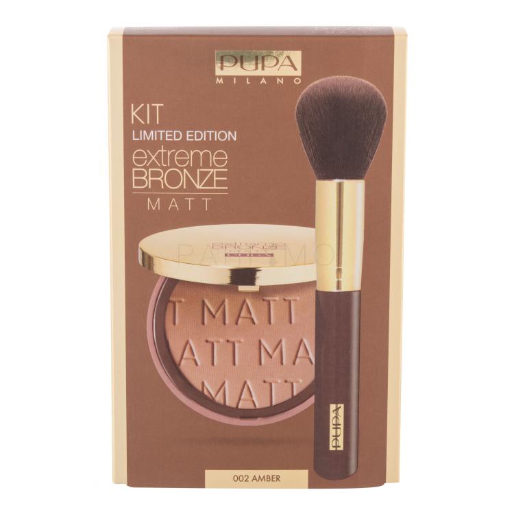 Pupa Extreme Bronze Matt Pacco regalo bronzer Extreme Bronze Matt 8 g + pennello cosmetico
