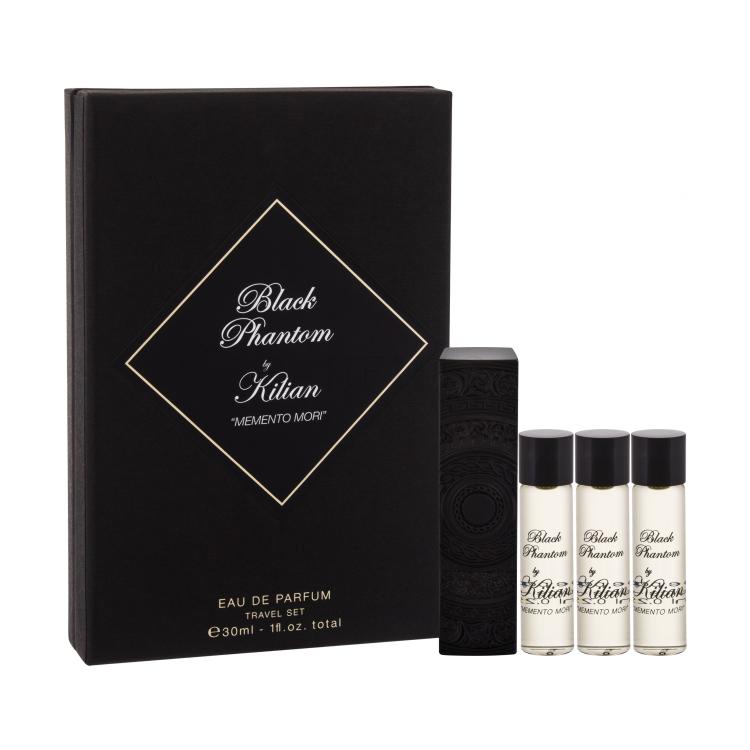 By Kilian The Cellars Black Phantom &quot;MEMENTO MORI&quot; Pacco regalo eau de parfum 7,5 ml + ricaricabile 3 x 7,5 ml