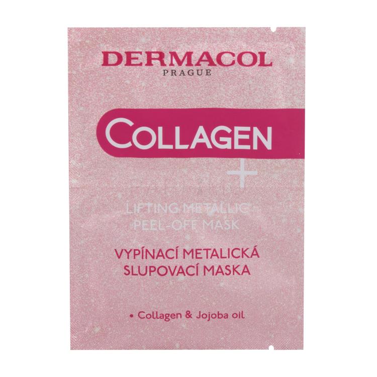 Dermacol Collagen+ Lifting Metallic Peel-Off Maschera per il viso donna 15 ml