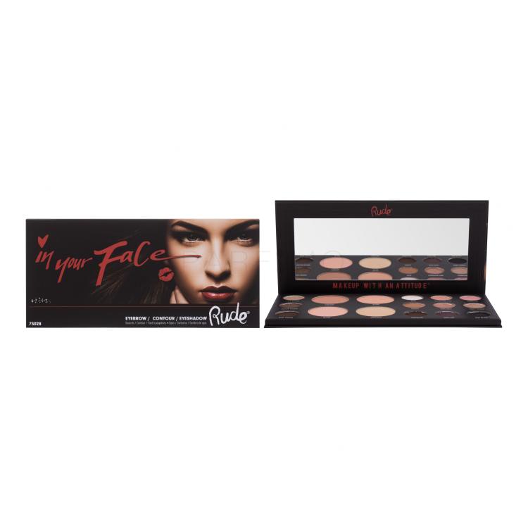 Rude Cosmetics Makeup With An Attitude In Your Face Make-up kit donna 24 g