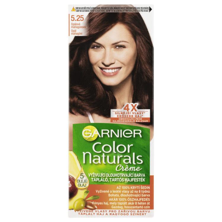 Garnier Color Naturals Créme Tinta capelli donna 40 ml Tonalità 5,25 Light Opal Mahogany Brown