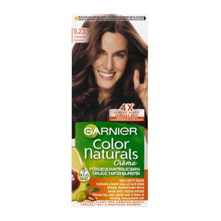 Garnier Color Naturals Créme Tinta capelli donna 40 ml Tonalità 5,23 Chocolate