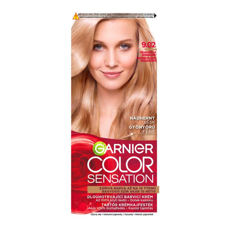 Garnier Color Sensation Tinta capelli donna 40 ml Tonalità 9,02 Light Roseblonde