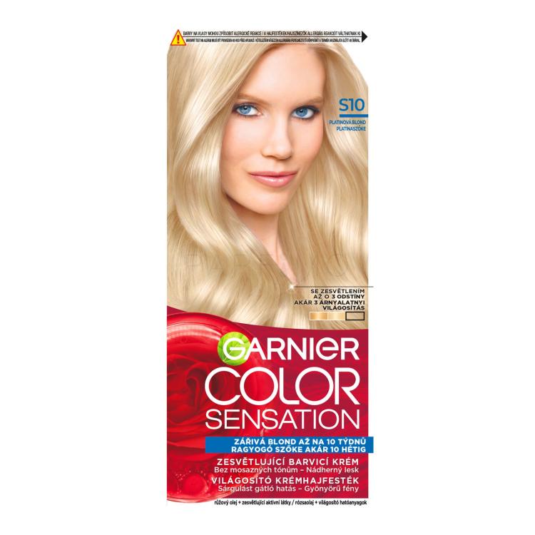 Garnier Color Sensation Tinta capelli donna 40 ml Tonalità S10 Silver Blonde
