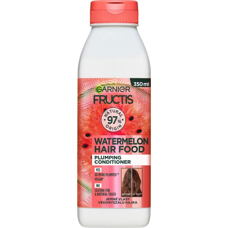 Garnier Fructis Hair Food Watermelon Plumping Conditioner Balsamo per capelli donna 350 ml