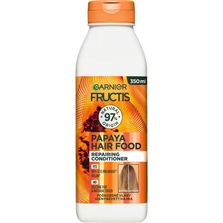 Garnier Fructis Hair Food Papaya Repairing Conditioner Balsamo per capelli donna 350 ml