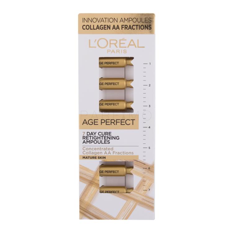 L&#039;Oréal Paris Age Perfect 7 Day Cure Retightening Ampoules Siero per il viso donna 7x1 ml