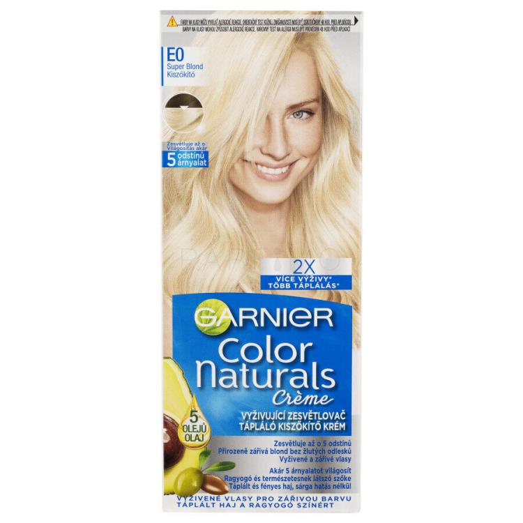 Garnier Color Naturals Créme Tinta capelli donna 40 ml Tonalità E0 Super Blonde