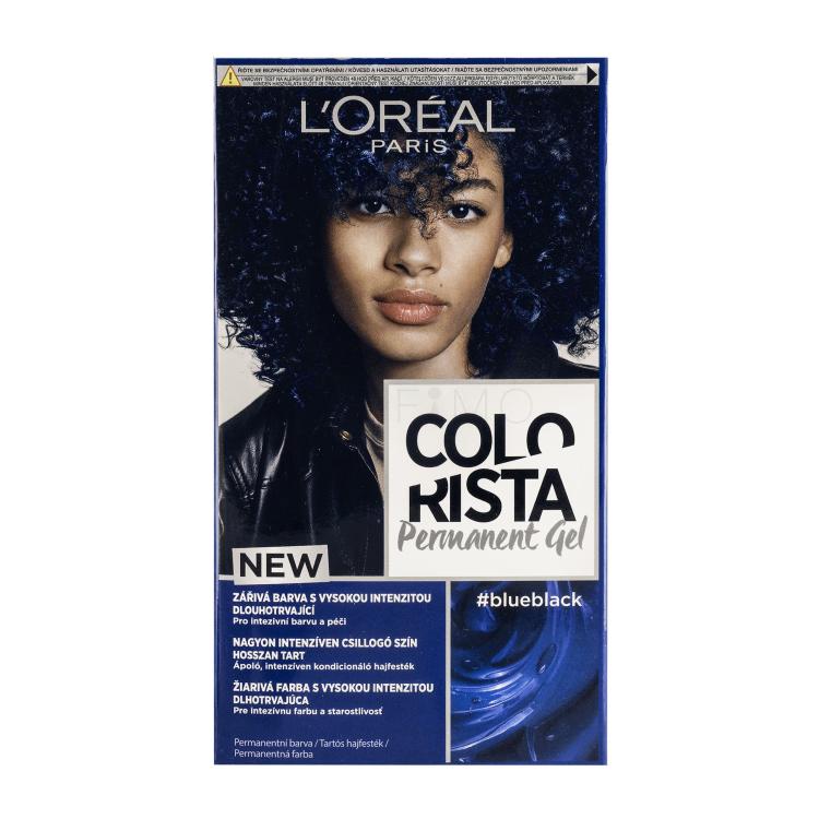 L&#039;Oréal Paris Colorista Permanent Gel Tinta capelli donna 60 ml Tonalità Blue Black