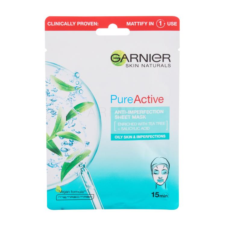 Garnier Pure Active Anti-Imperfection Maschera per il viso 1 pz