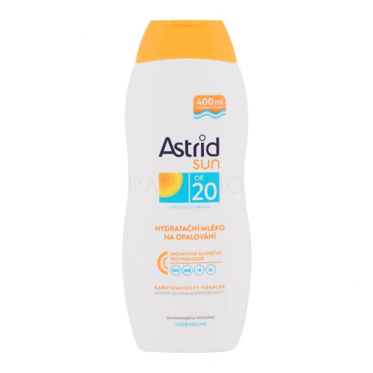 Astrid Sun Moisturizing Suncare Milk SPF20 Protezione solare corpo 400 ml