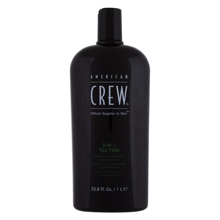 American Crew 3-IN-1 Tea Tree Shampoo uomo 1000 ml