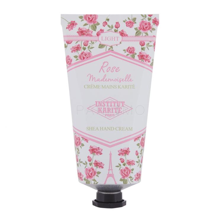 Institut Karité Light Hand Cream Rose Mademoiselle Crema per le mani donna 75 ml