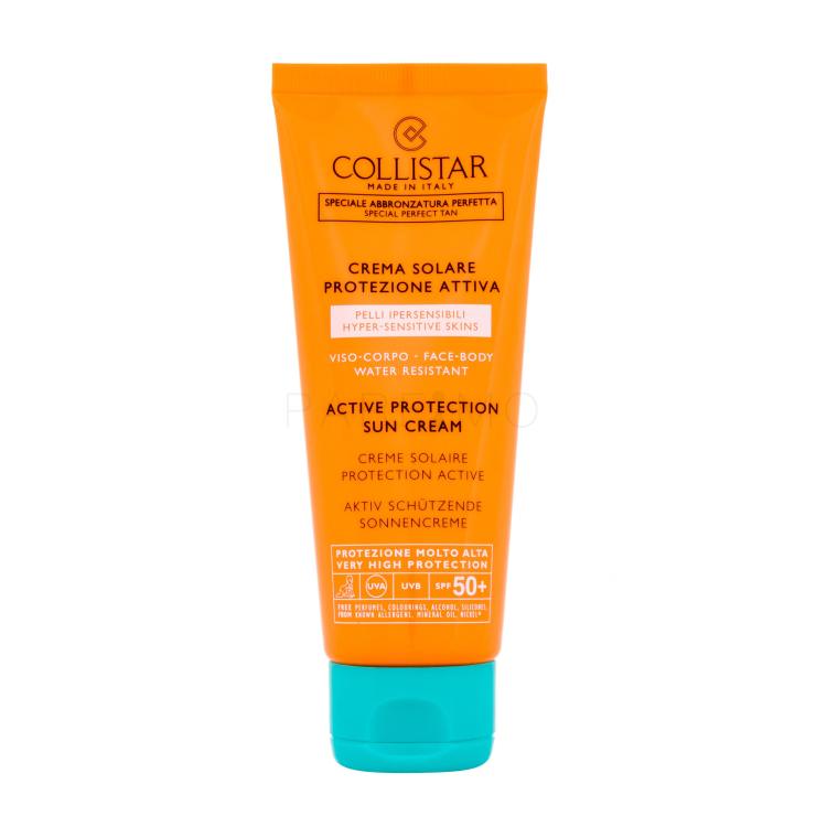 Collistar Special Perfect Tan Active Protection Sun Cream SPF50+ Protezione solare corpo 100 ml
