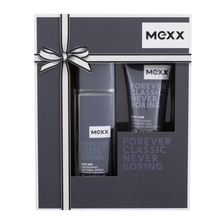 Mexx Forever Classic Never Boring Pacco regalo deodorante 75 ml + gel doccia 50 ml