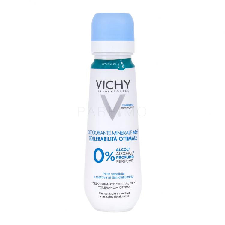 Vichy Deodorant Mineral Tolerance Optimale 48H Deodorante donna 100 ml