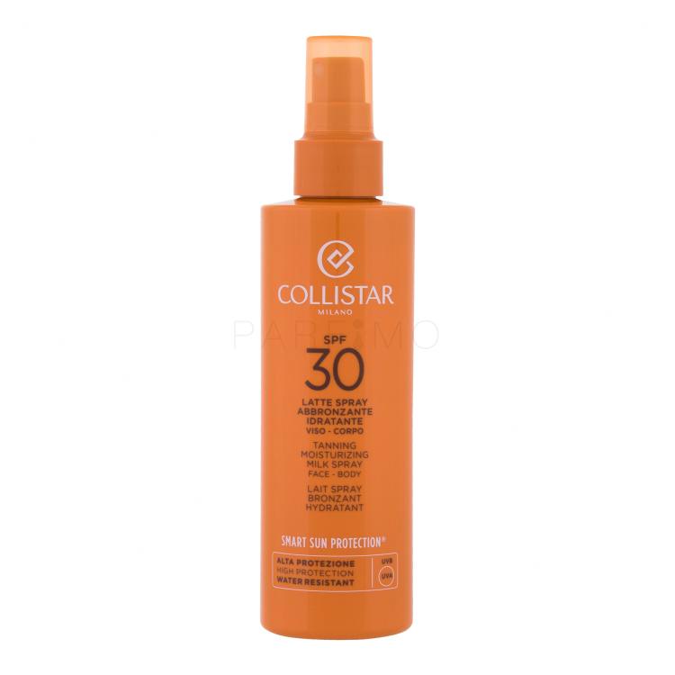 Collistar Smart Sun Protection Tanning Moisturizing Milk Spray SPF30 Protezione solare corpo 200 ml