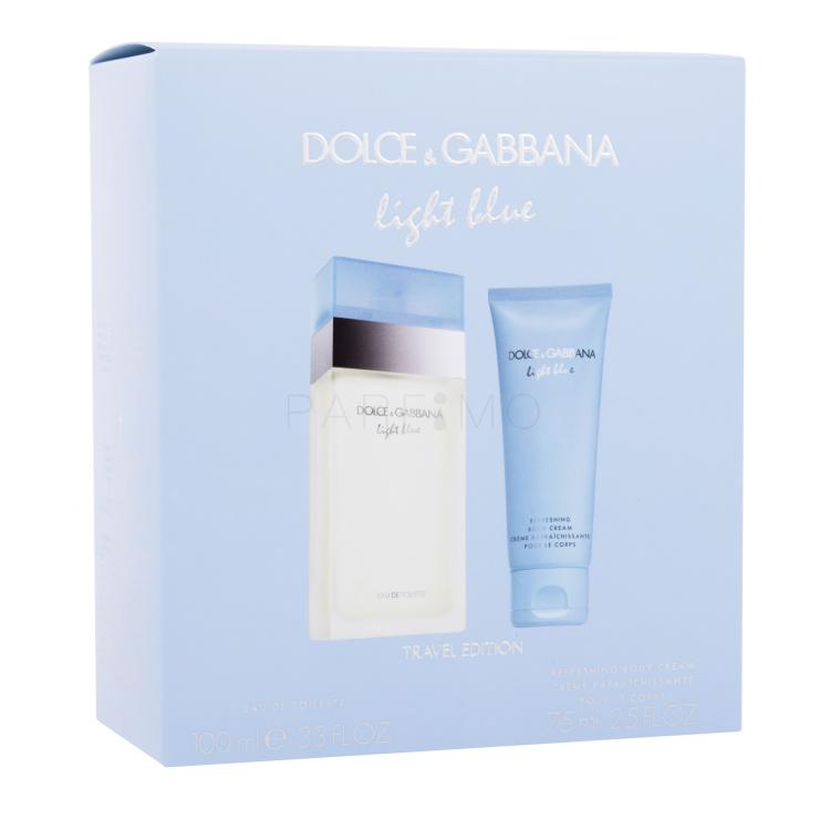 Dolce&amp;Gabbana Light Blue Pacco regalo eau de toilette 100 ml + crema corpo 75 ml