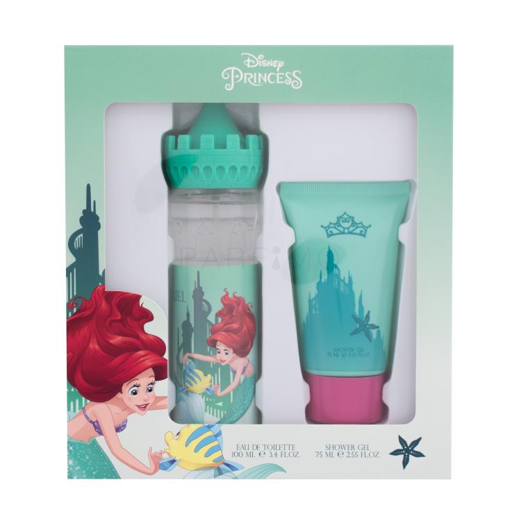 Disney Princess Ariel Pacco regalo toaletní voda 100 ml + sprchový gel 75 ml