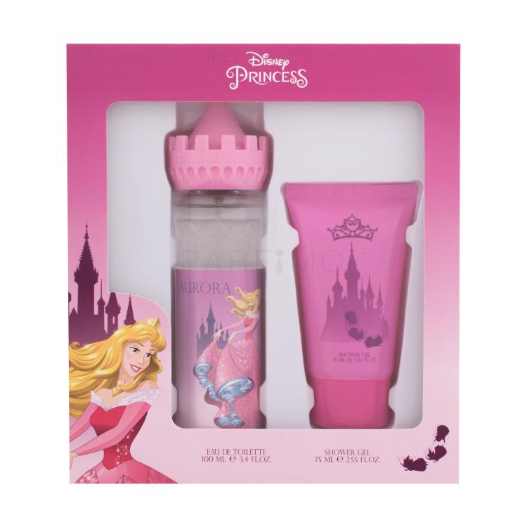 Disney Princess Aurora Pacco regalo toaletní voda 100 ml + sprchový gel 75 ml