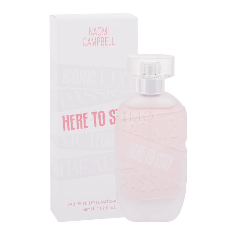 Naomi Campbell Here To Stay Eau de Toilette donna 50 ml