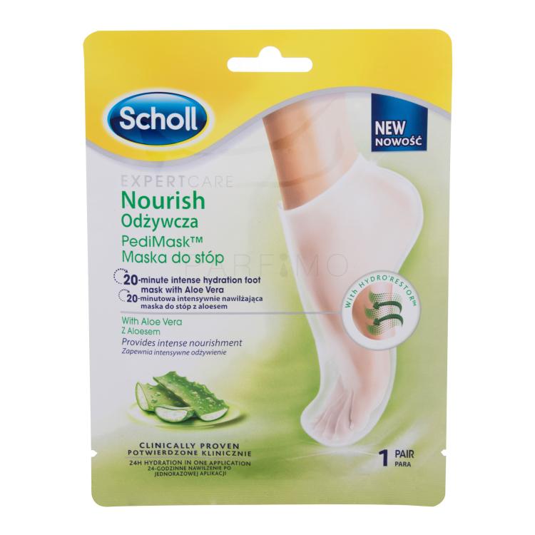 Scholl Expert Care Nourishing Foot Mask Aloe Vera Maschera per piedi donna 1 pz