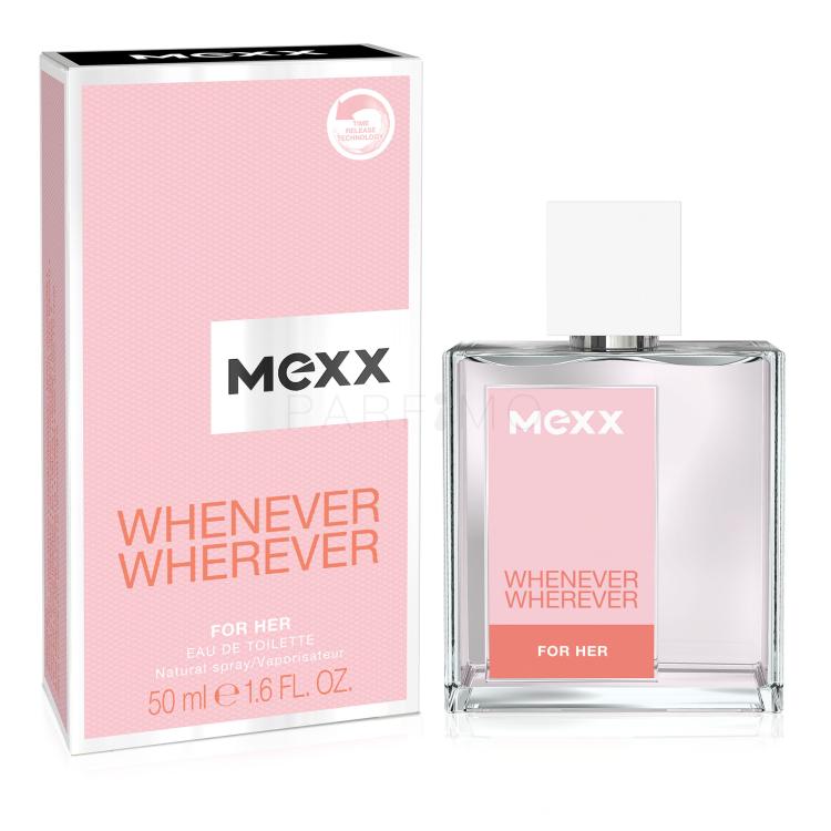 Mexx Whenever Wherever Eau de Toilette donna 50 ml