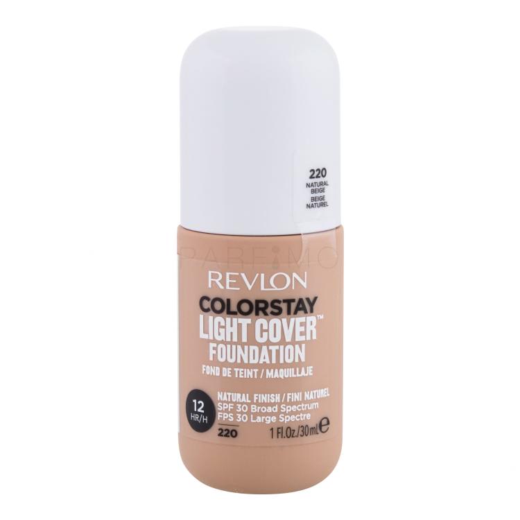 Revlon Colorstay Light Cover SPF30 Fondotinta donna 30 ml Tonalità 220 Natural Beige