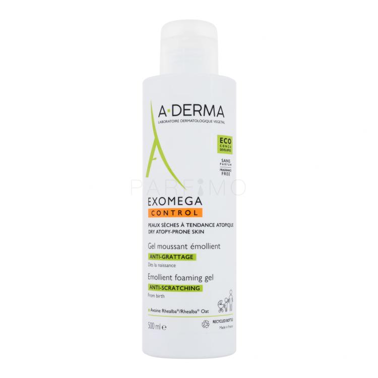 A-Derma Exomega Control Emollient Foaming Gel Doccia gel 500 ml