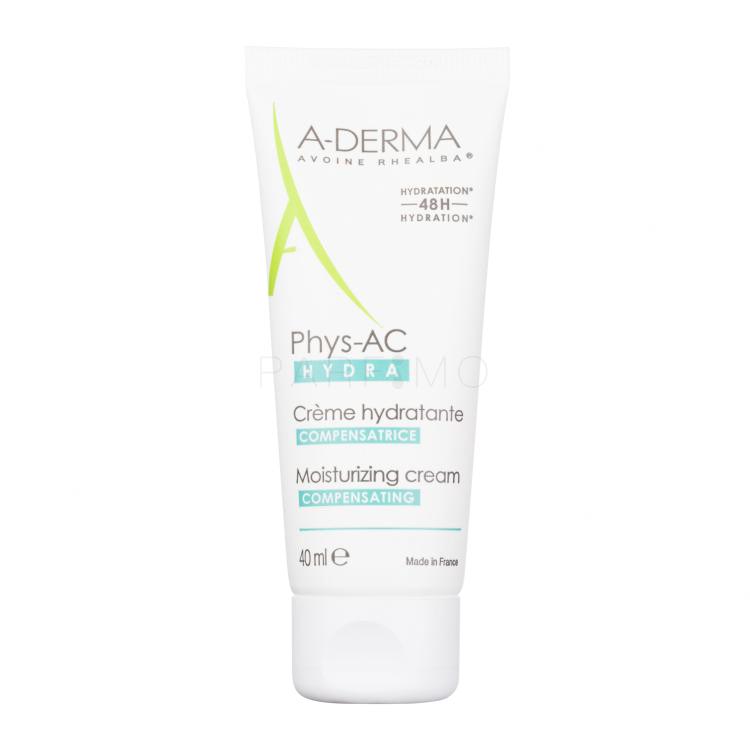 A-Derma Phys-AC Hydra Compensating Moisturizing Cream Crema giorno per il viso donna 40 ml