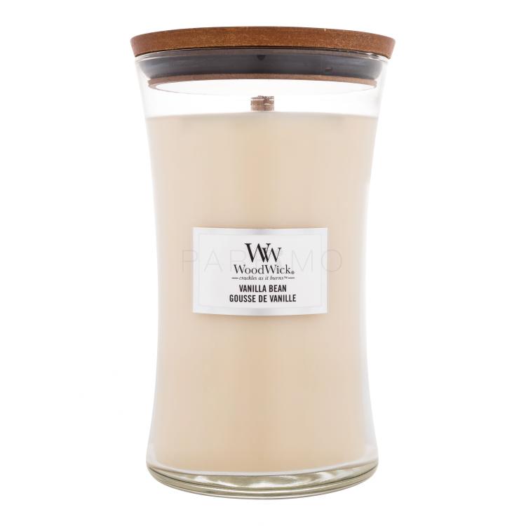 WoodWick Vanilla Bean Candela profumata 610 g