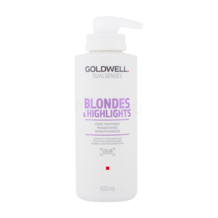 Goldwell Dualsenses Blondes &amp; Highlights 60 Sec Treatment Maschera per capelli donna 500 ml