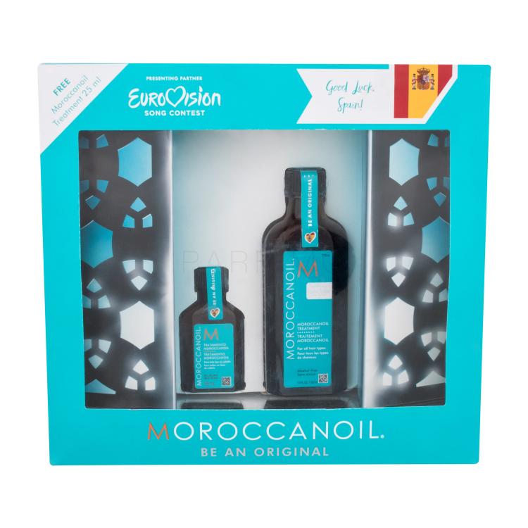 Moroccanoil Treatment Eurovision 2021 Pacco regalo olio per capelli Treatment Oil 100 ml + olio per capelli Treatment Oil 25 ml