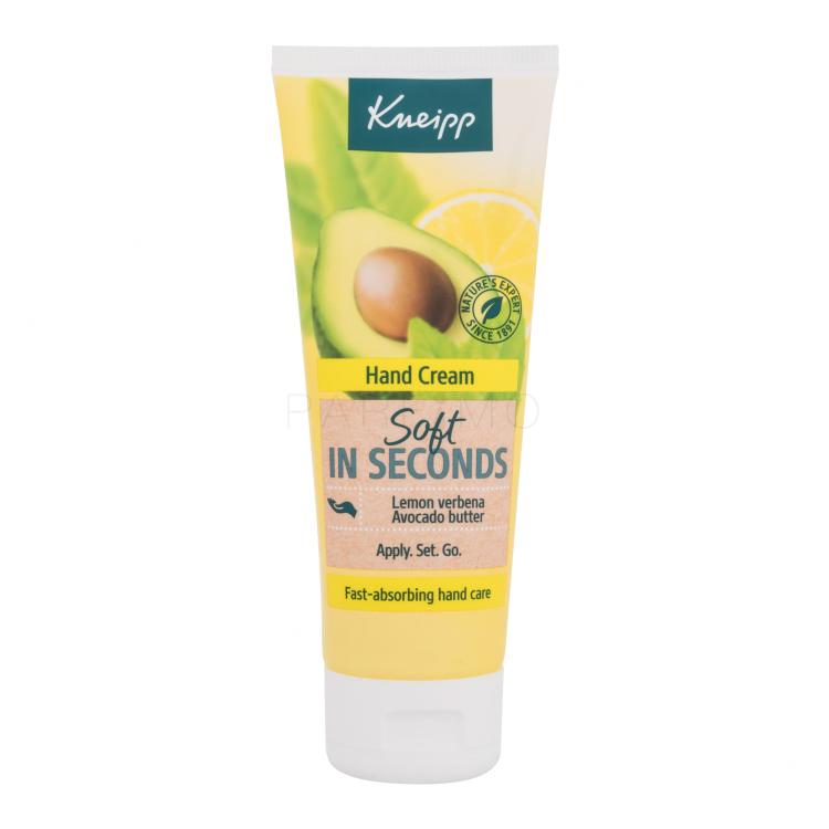 Kneipp Hand Cream Soft In Seconds Lemon Verbena &amp; Apricots Crema per le mani 75 ml