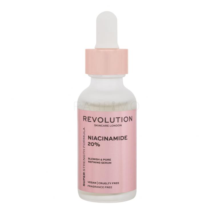 Revolution Skincare Niacinamide 20% Blemish &amp; Pore Refining Serum Siero per il viso donna 30 ml