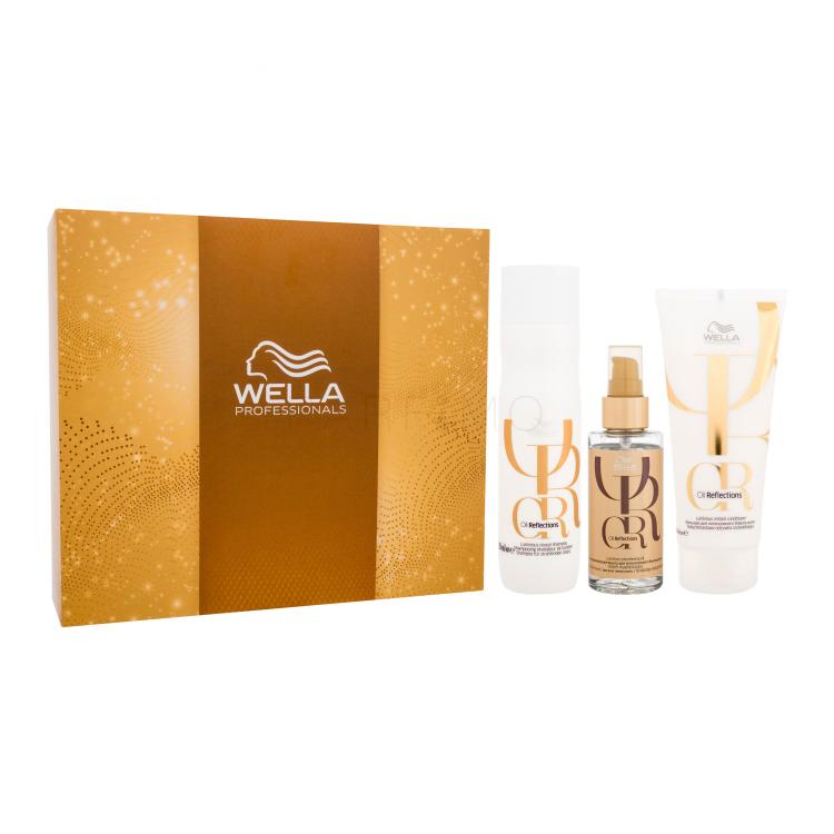 Wella Professionals Oil Reflections Pacco regalo shampoo Oil Reflections 250 ml + balsamo Oil Reflections 200 ml + olio per capelli Oil Reflections 30 ml