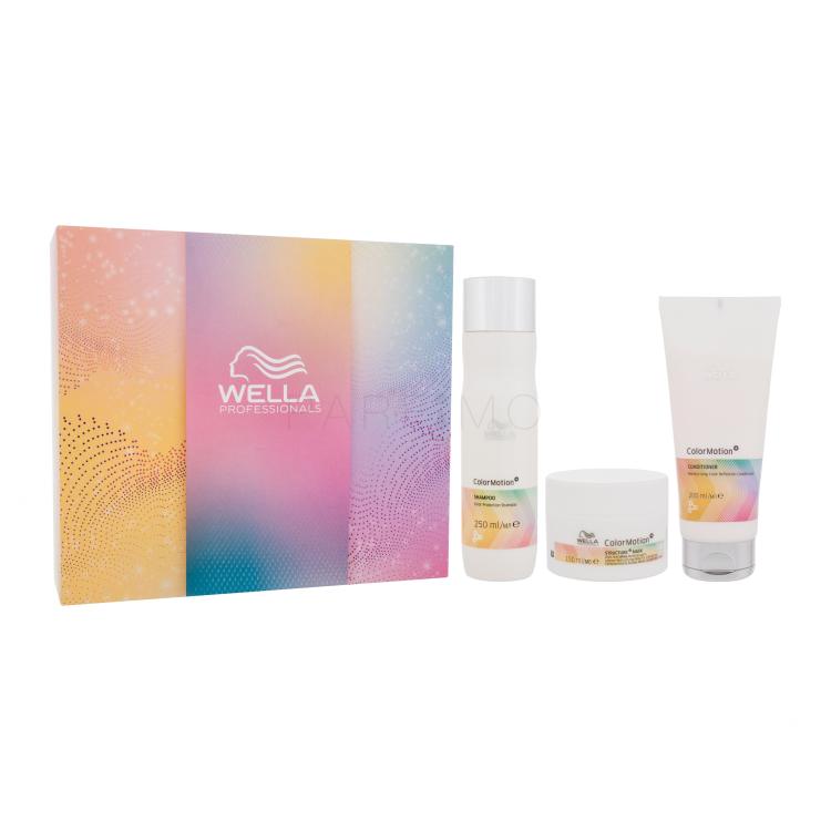 Wella Professionals ColorMotion+ Pacco regalo shampoo ColorMotion+ 250 ml + balsamo ColorMotion+ 200 ml + maschera per capelli ColorMotion+ 150 ml