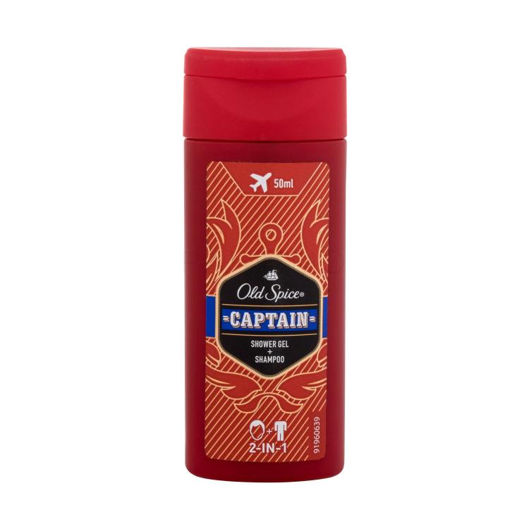 Old Spice Captain 2-In-1 Doccia gel uomo 50 ml
