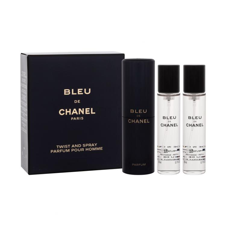 Chanel Bleu de Chanel Parfum uomo Twist and Spray 3x20 ml