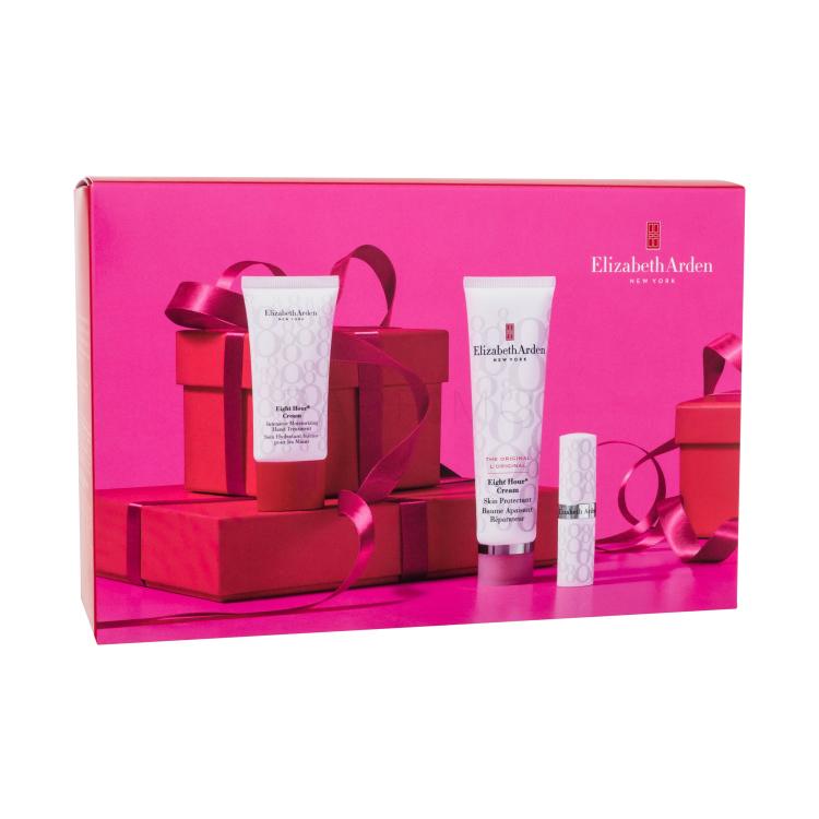 Elizabeth Arden Eight Hour Cream Pacco regalo balsamo prottettivo per il corpo Eight HourCream Skin Protectant 50 ml + crema mani Eight Hour Cream Intensive Moisturizing Hand Treatment 30 ml + balsamo per le labbra Eight Hour Cream Lip Protectant Stick SPF15 3,7 g