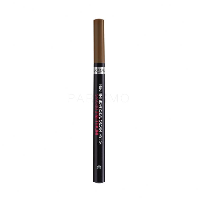 L&#039;Oréal Paris Infaillible Brows 48H Micro Tatouage Ink Pen Matita sopracciglia donna 1 g Tonalità 5.0 Light Brunette